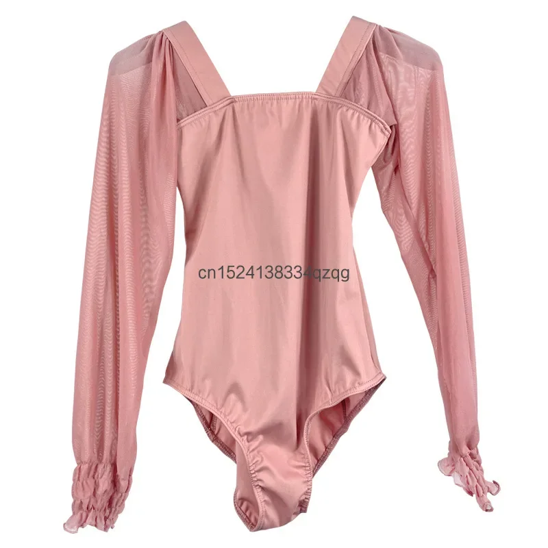 New Ballet Dance Bodysuit Adult Tight Ballet Dance Practice Leotards Women's Art Testing Base Training Fitness Shapewear