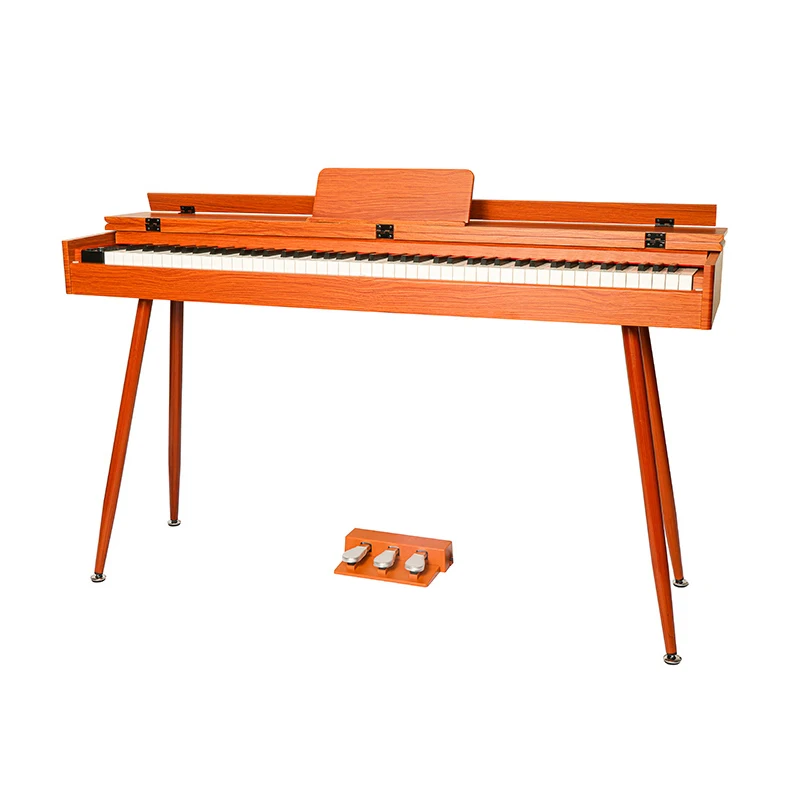 Professional 88 Key Digital Piano Electronic Keyboard Synthesizers 700 Rhythms Sustain Pedal Plastic USB MIDI Compact Design