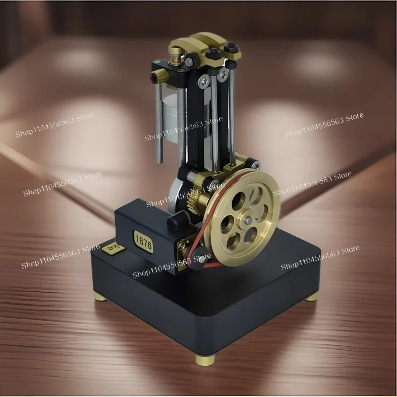 Bewegliches Mini-Gehmodell mit vier Beinen, Metallmaschinen, Popularisierung der Motorwissenschaft, kreative Spielzeugverzierung