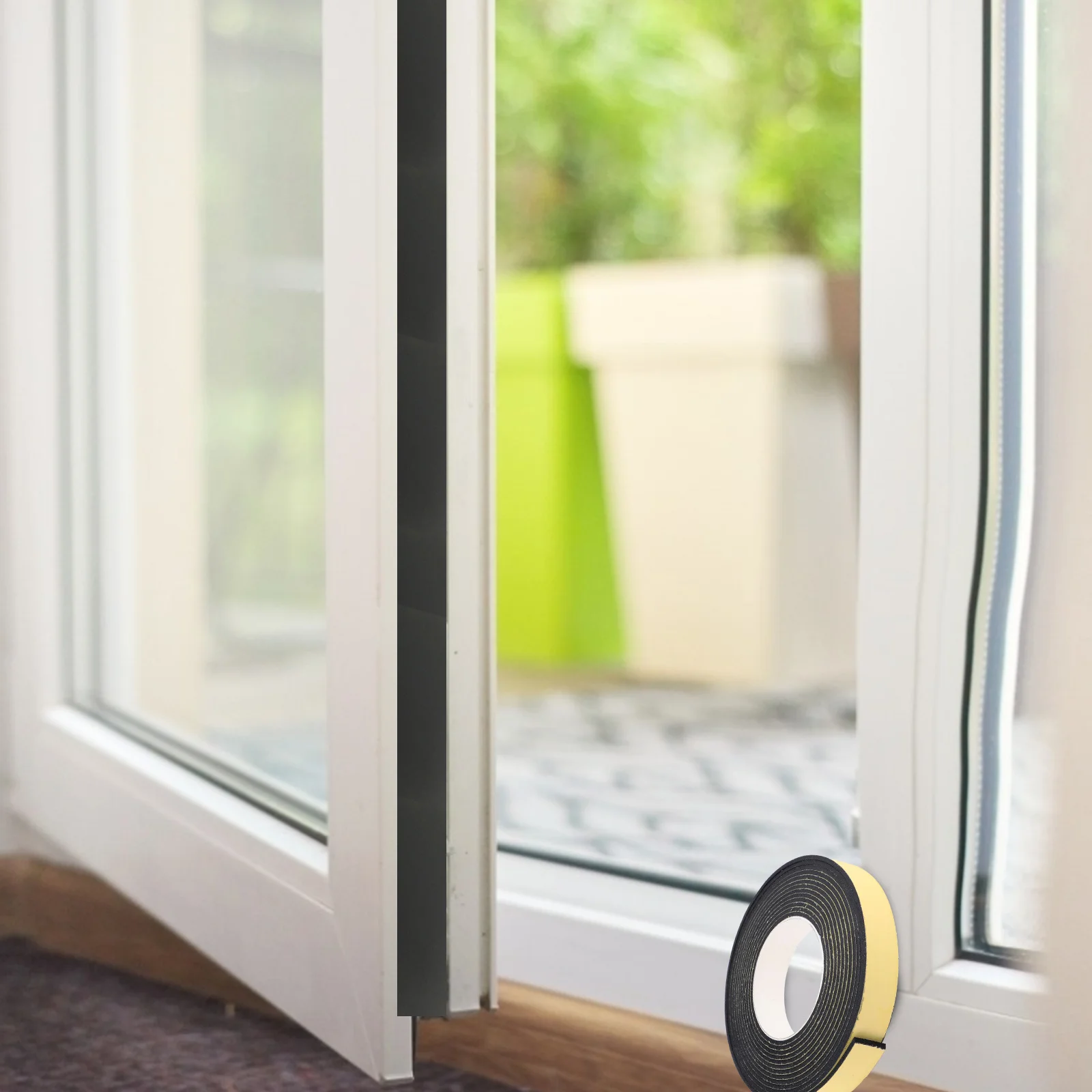 

2Pcs Eva Sponge Sealing Tape Anti-Collision Stripping Shockproof Insulation Home Appliances Air Conditioner Sealing Strip