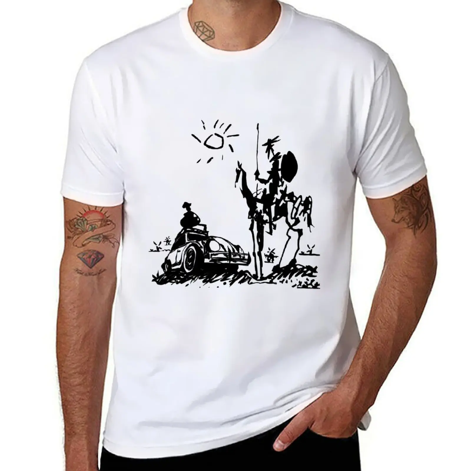 

Don QUIJOTE T-Shirt cotton t shirt man t shirts designer T-Shirt