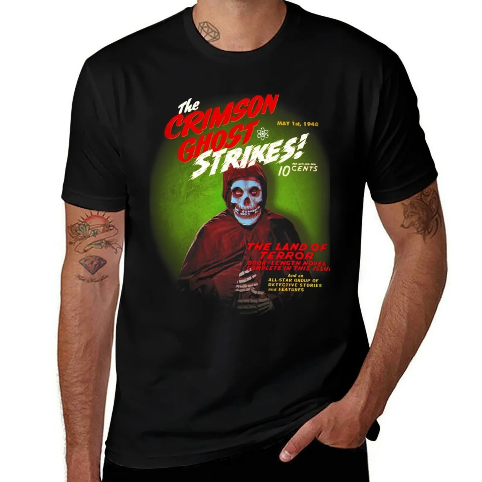 

man shirt casual shirt shirt man percent for t T-Shirt man Strikes! 100 t t for Crimson The cotton Ghost