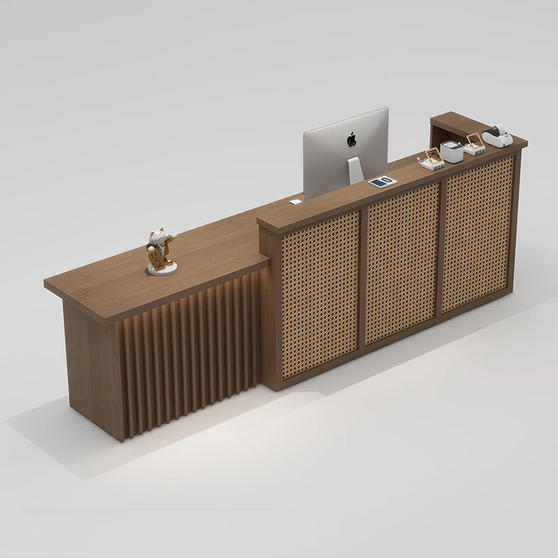 

Restaurant Display Reception Desks Organizers Design Executive Hotel Bar Reception Desks Luxury Mostrador Commercial Furniture