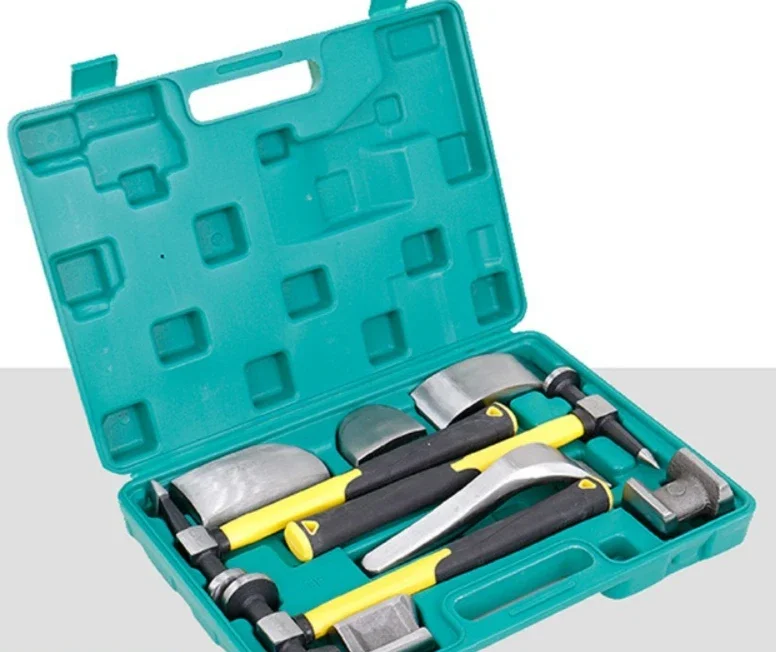 7-pcs-auto-body-repair-tool-set-metal-dolly-panel-hammer-kit-for-car-dent-shaping-and-restoration