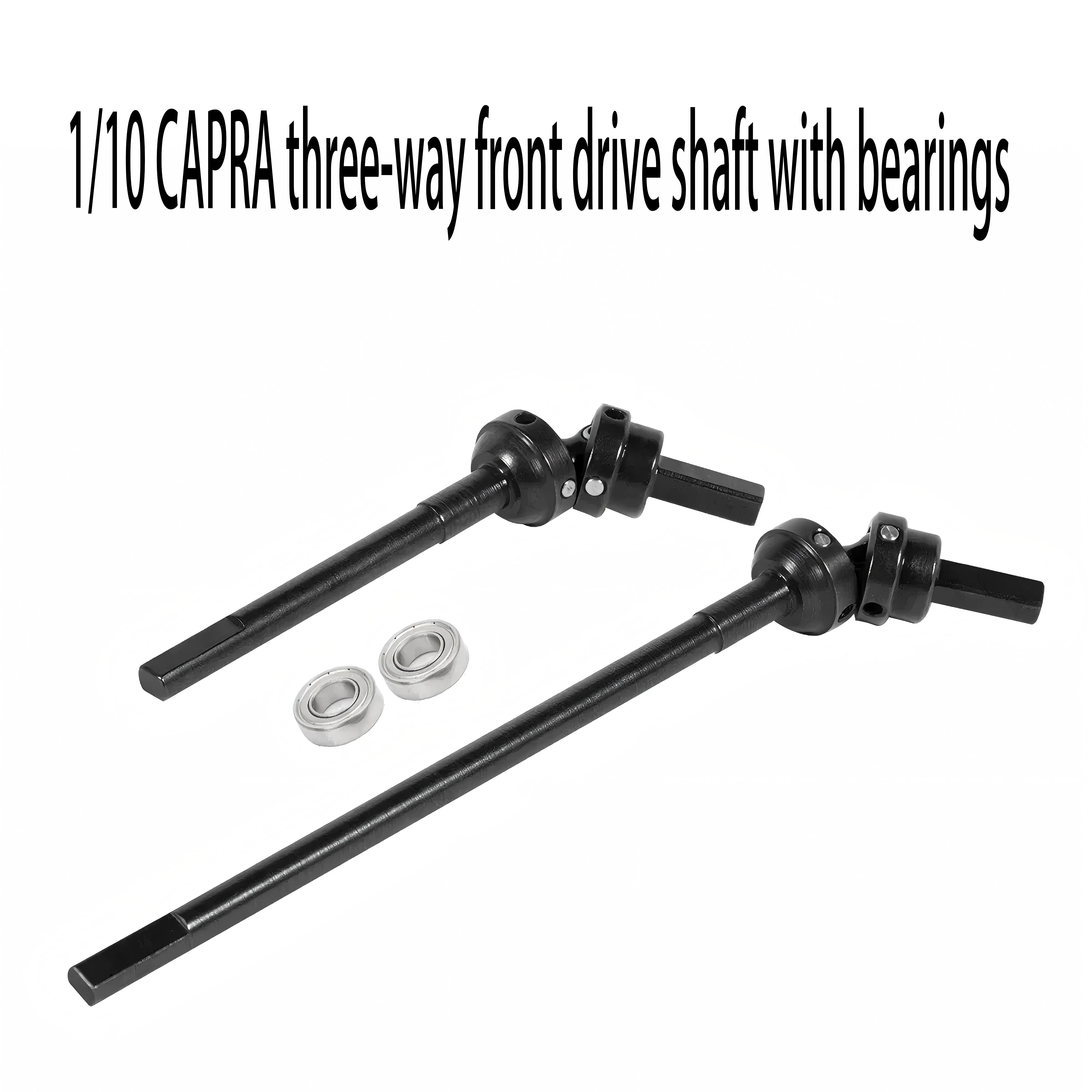RC new 1/10 CAPRA with three-way structure, front drive shaft with bearings, rear drive shaft, front and rear axles, door edge s