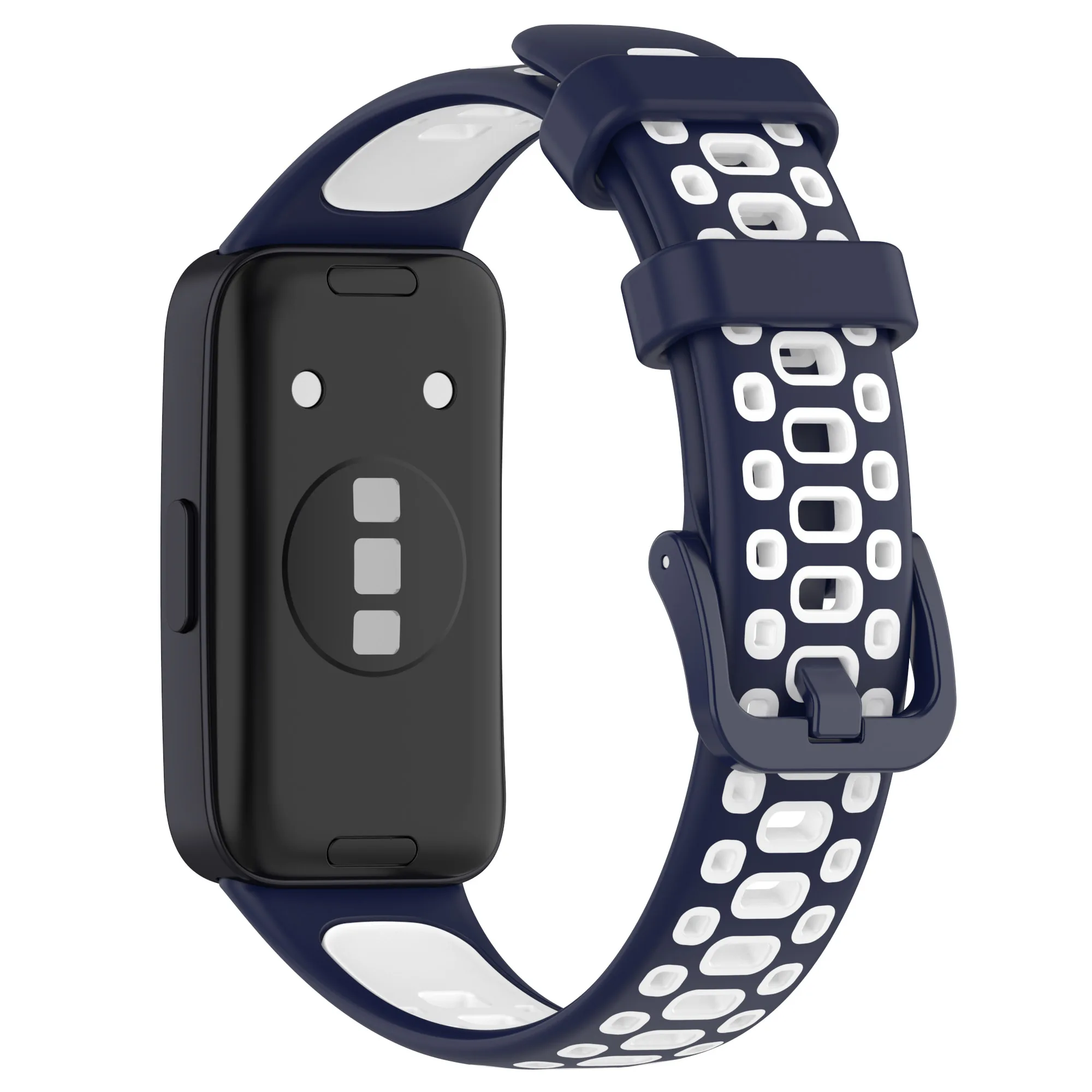 Per Huawei Band 8 Soft TPU Sport Band cinturino in gomma cinturino su Smart Huawei Band doppi colori misti