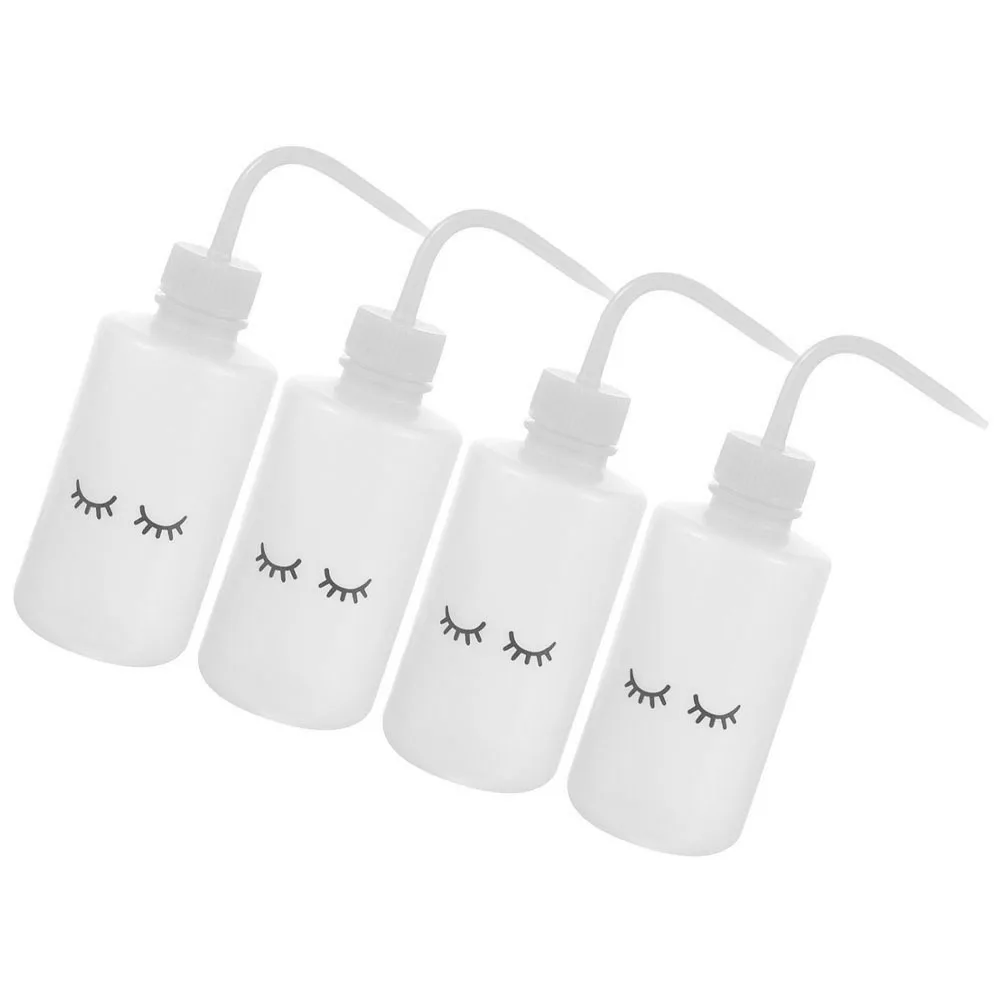 4 قطعة 250 مللي زجاجات غسيل الرموش بيند الفم رمش زجاجة ماء لملحقات ونباتات لاش غسل زجاجات #2