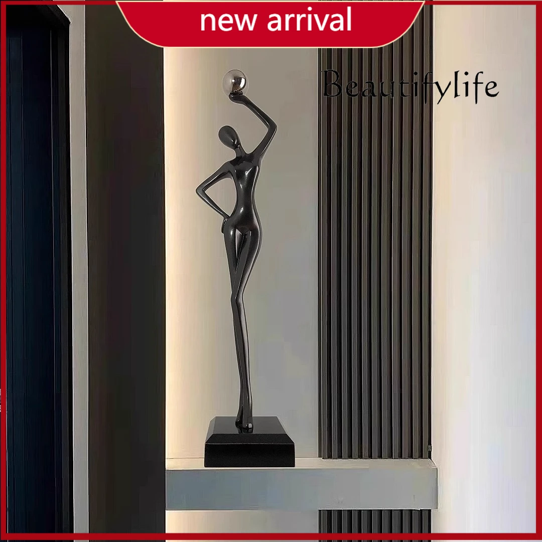 

Nordic abstract figure art sculpture ornament light luxury high-end living room Italian minimalist creative handicrafts