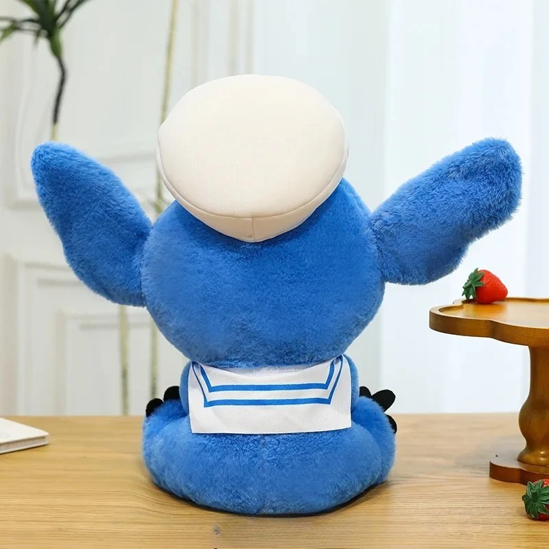 2025 Hot New Arrivals 30cm 25cm Explosive Navy Stitch Doll Big Teeth Stitch Plush Toy Star Baby Series Doll Gift