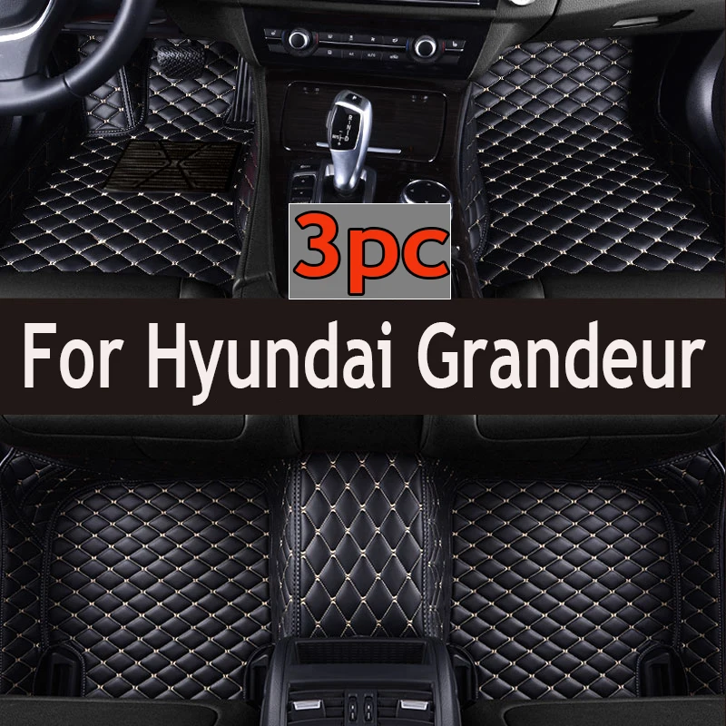 Car Mats For Hyundai Grandeur Azera IG 2019~2022 Anti-dirt Pad Carpets Leather Floor Mat Rugs Pad Interior Parts Car Accessories