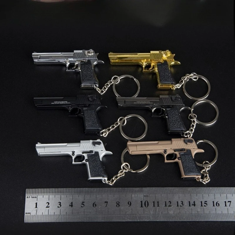 Hot Sale Metal Keychain Ornaments 1:4 Personalized Creative Keychain Ring Ring Shoulder Bag Accessories Pendant Men's Gift