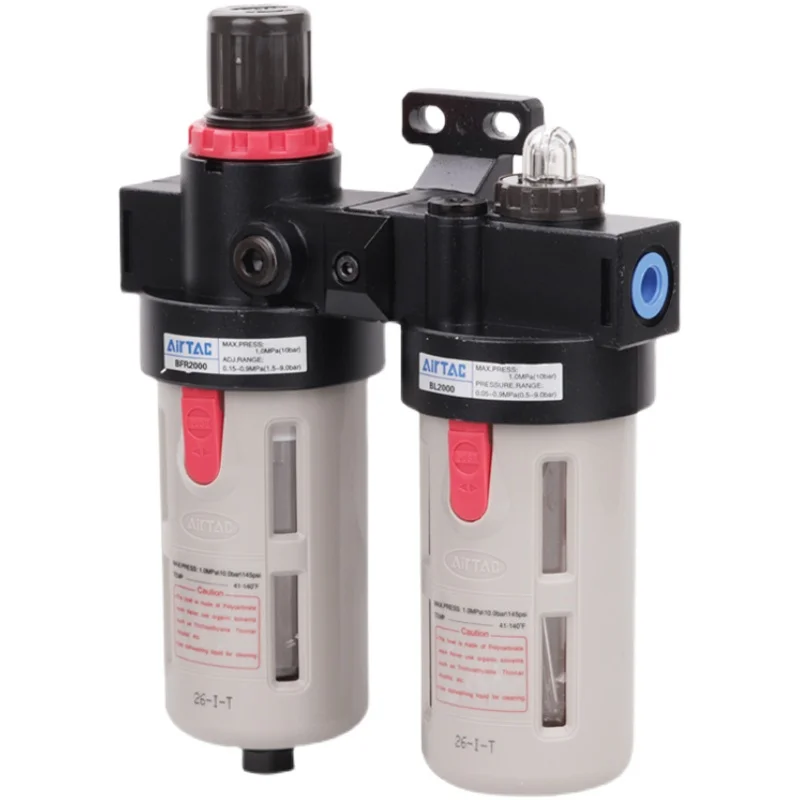 AirTac Original Genuine Two-piece Pressure Regulating Filter Air Source Processor BFC3000 Series