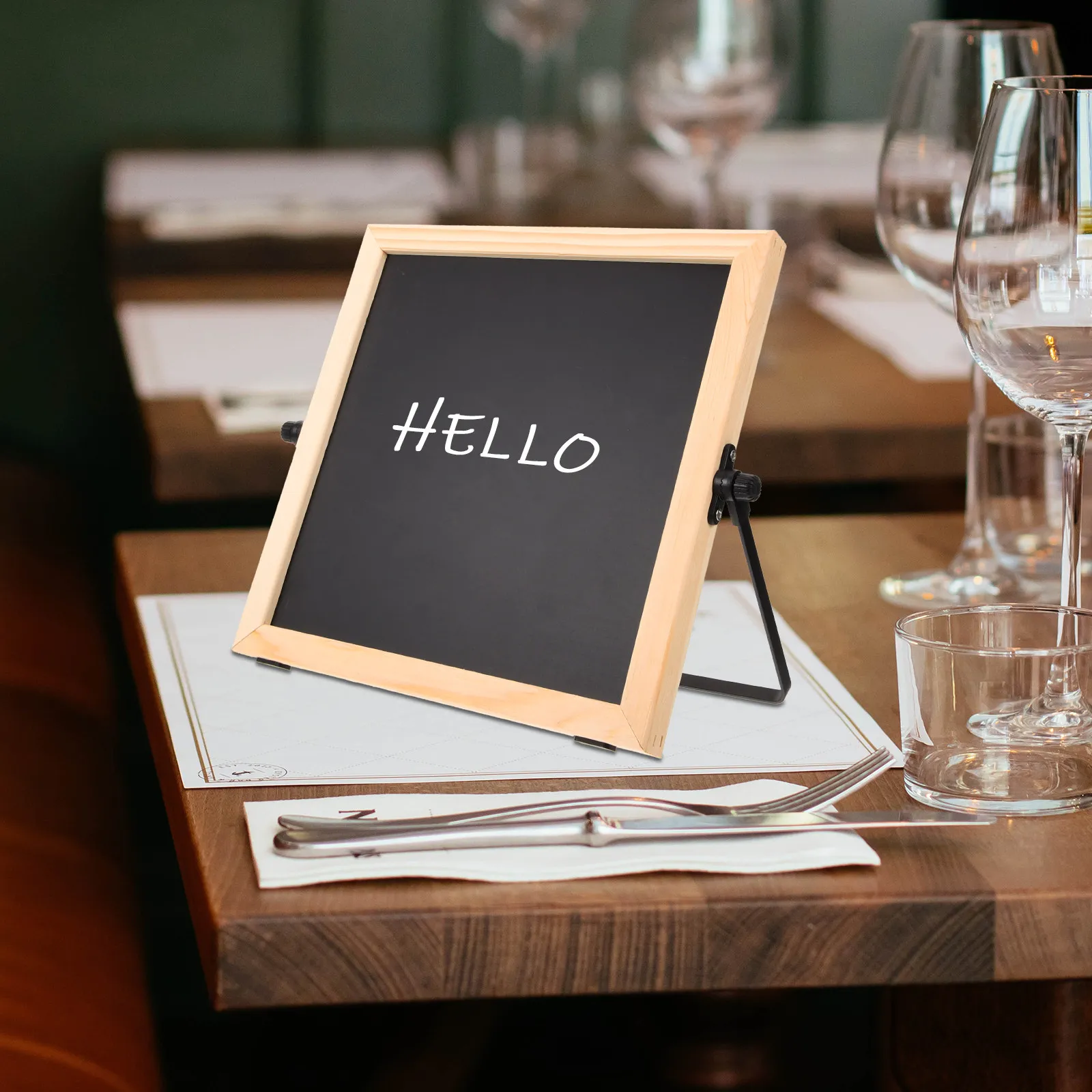 1Set Double-Sided Writing Board Smooth Surface Magnetic Whiteboard Foldable 360 Degree Rotation for Home Office Classroom