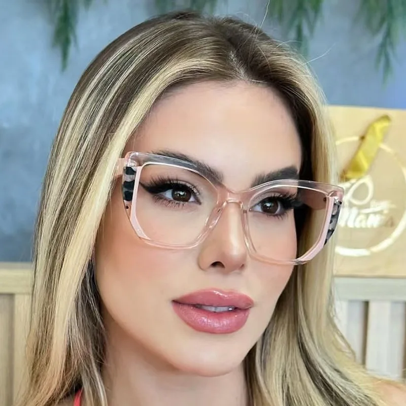 Frauen Anti-Blau Licht Brillen Optische Spektakel Blau Licht Blockieren Gläser Marke Designer Transparent Damen Mode Brillen