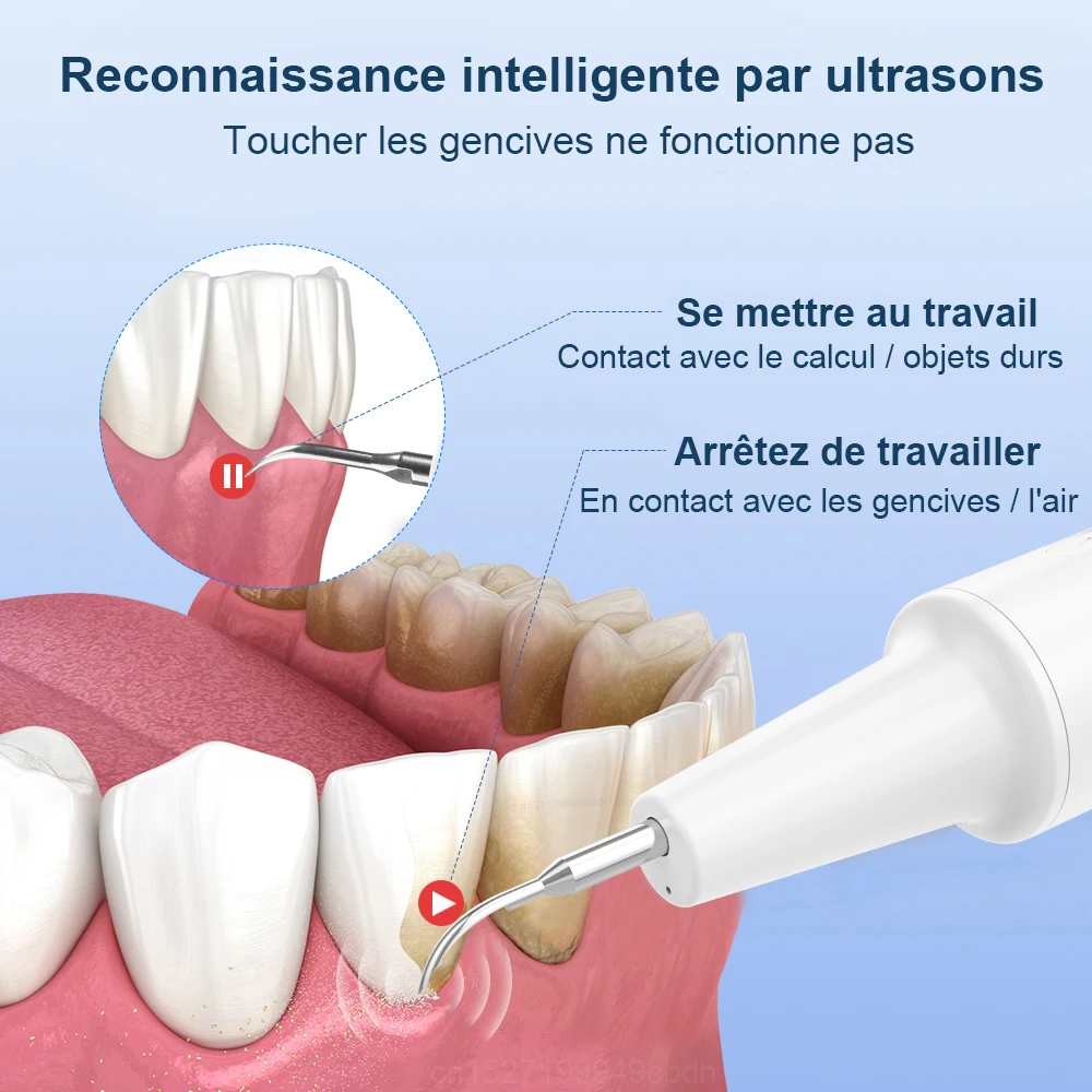 Dissolvant de Tartre Dentaire Ultrasonique, Irrigateur Oral, Hydropulseur, 2274