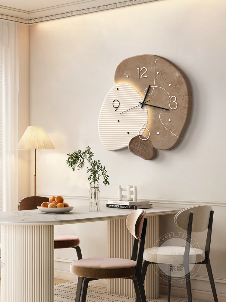 Special-Shaped Wall Clocks, Restaurant Wall Watch, Simple Household Quiet Clock, Living Room Personality, Background Wall Decora