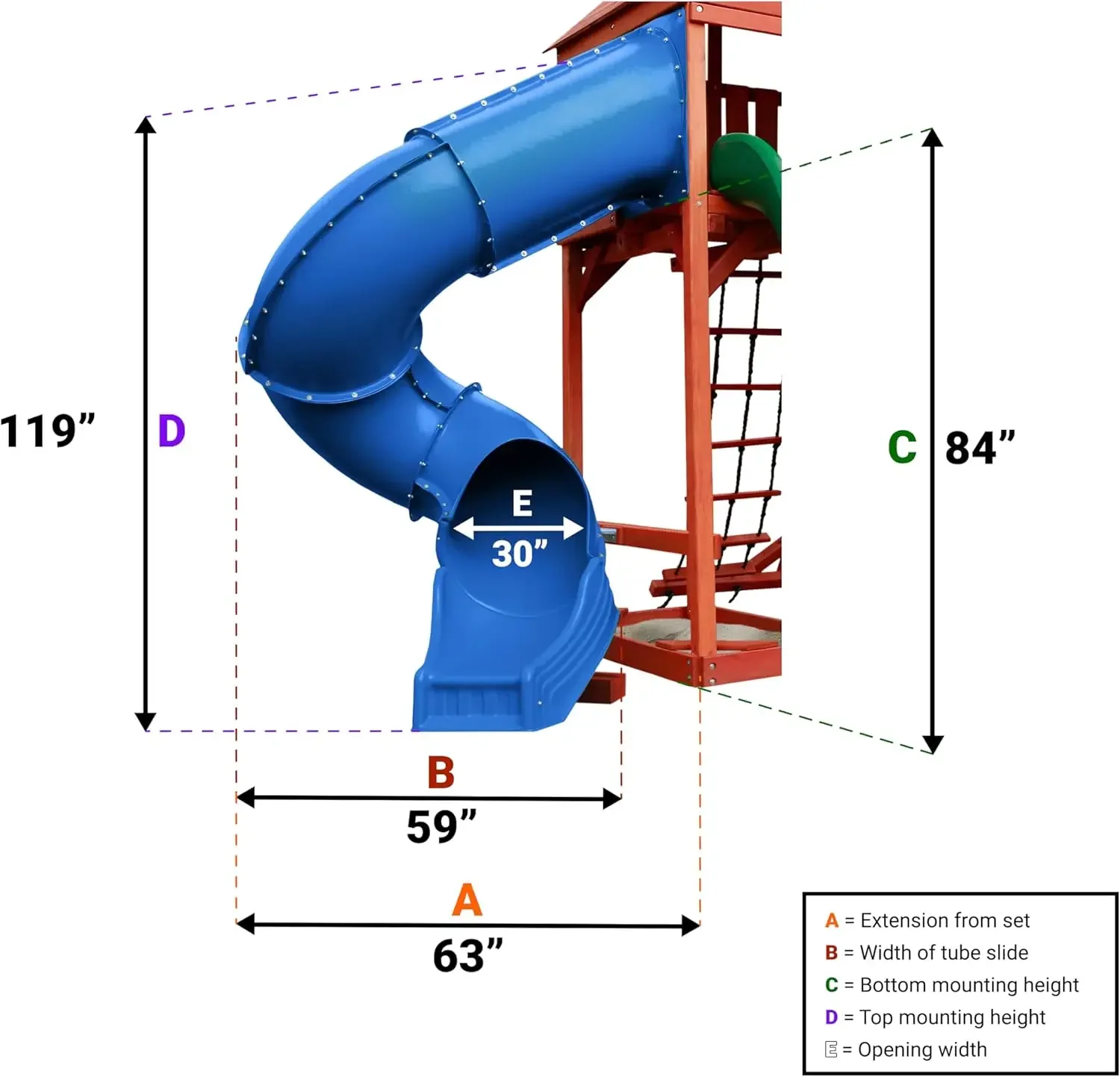 BEST SALE-7 ft.Turbo-Rohrrrutsche, YellowCAMPING
