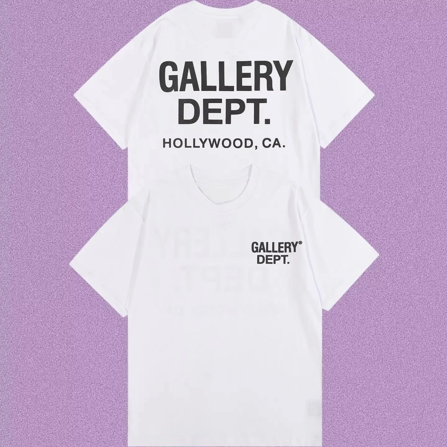 2026 New Summer Gallery Dept Short Sleeve Letter Printed  American Casual Street Cotton Large T-shirt Trendy Hot Sale