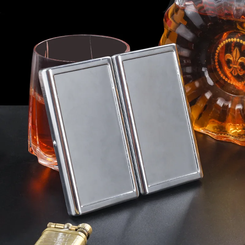 100mm Metal Cigarette Box Case Holder Container Cigarette Cigar Holder Box Tabaco Case Container Box Cigarette Storage Case Box