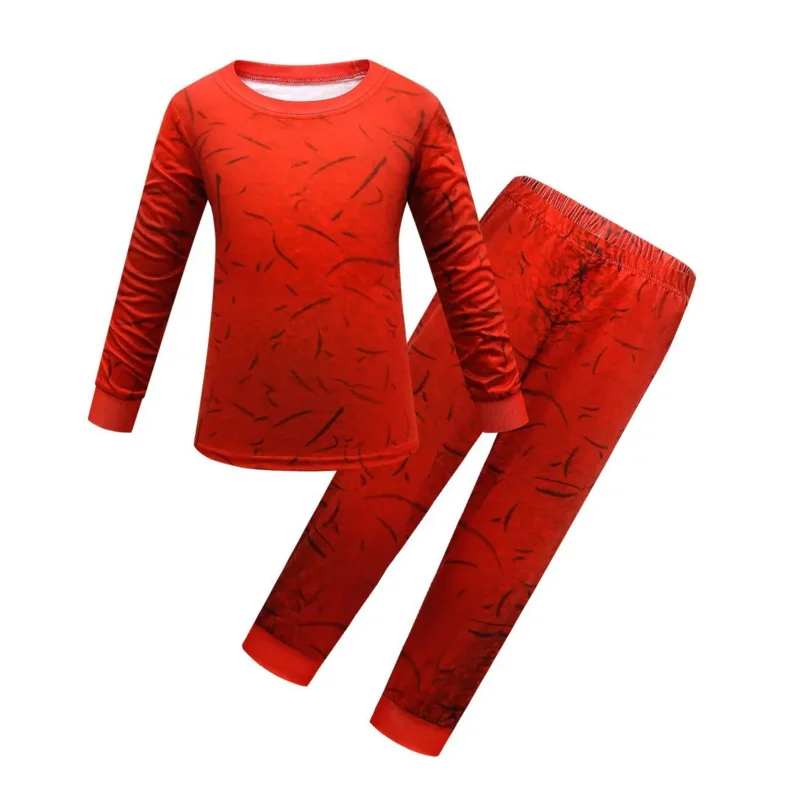 أأ ★ زي COS Banban of Garden للأطفال قميص طويل جامبو جوش مونستر + بنطلون + قناع عيد الميلاد والهالوين وجديد 2025