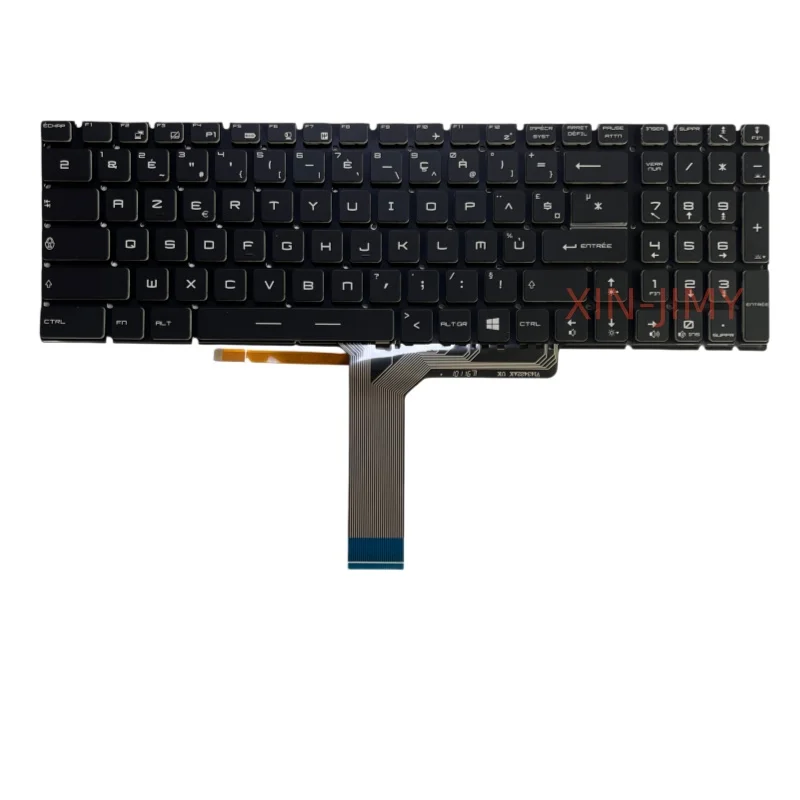 French backlit Keyboard For MSI GT62 GT72 GE62 GE72 GS60 GS70 GL62 GL72 GP62 GT72S AZERTY Laptop