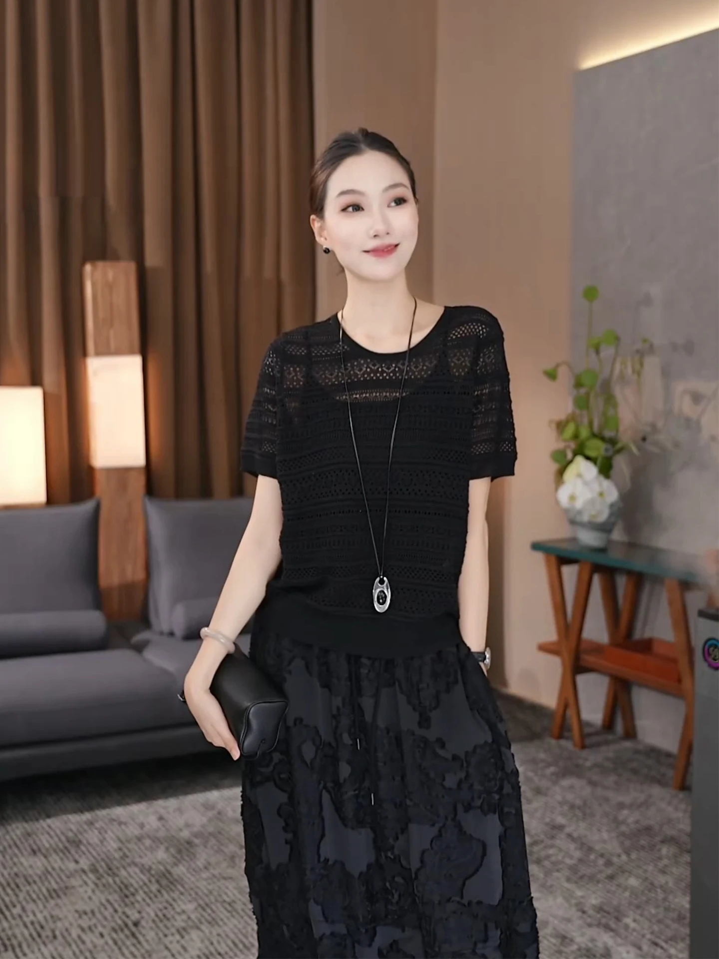 

Zozo Home Premium Linen Weave Top Moisture ng round Ne ort Sve Loose Fit Ladies T-irt for Daily Wear Summer