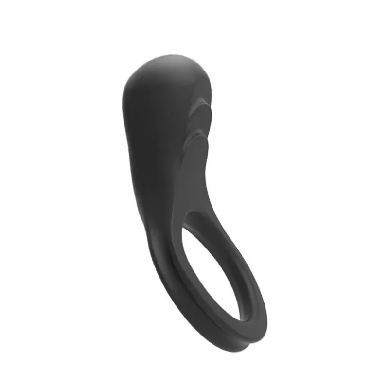 Time Delay Cock Ring With Massager Brush Silicone Sex Toys Quiet Penis Lock Sperm Ring For Men's Exercise Sex Products