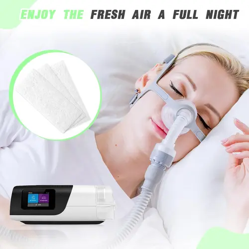 Imagen 2 del producto Filtros CPAP premium para filtros de repuesto desechables engrosados mejorados de la serie ResMed AirSense S11, accesorios para máquinas CPAP