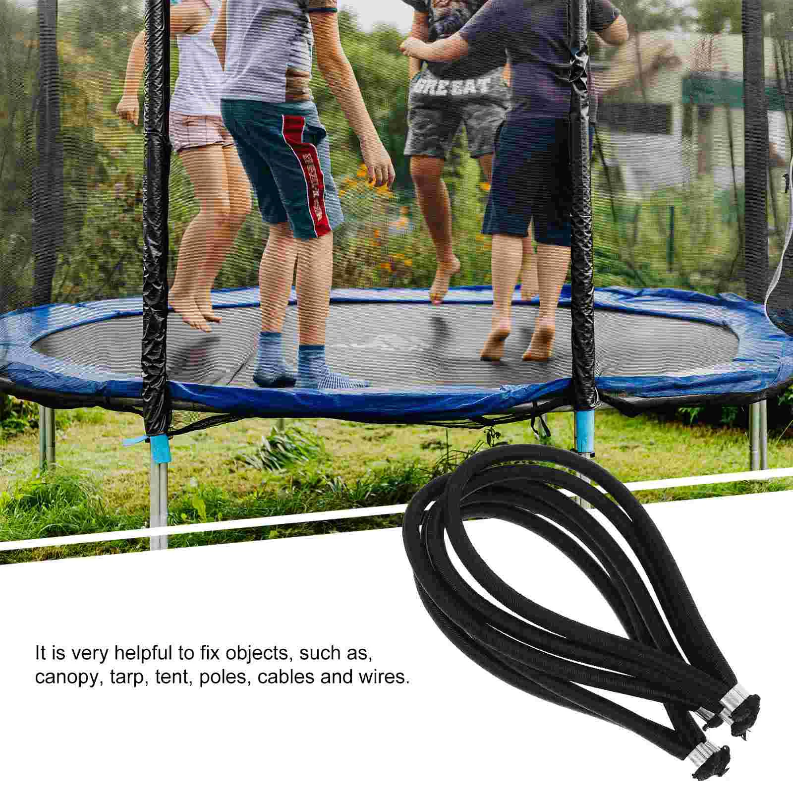 5-delige verstelbare trampoline elastisch touw broek para latex zijde opvouwbare wasmanden bungee koorden buiten