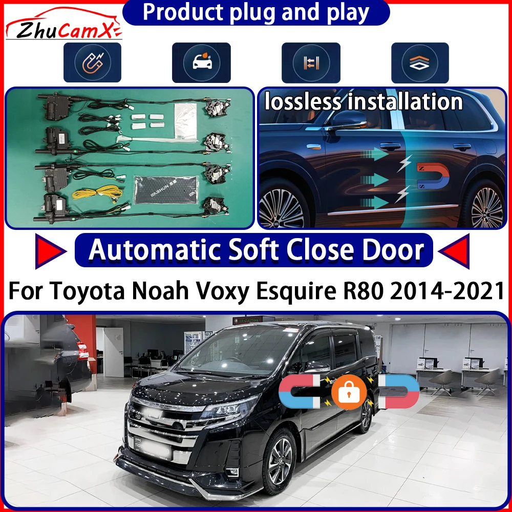 

Привод дверного замка OEM для Toyota Noah Voxy Esquire R80 2014-2021, комплект мягкого закрытия двери, система защелки с электроприводом, автоматическая выдвижная дверь, легкая