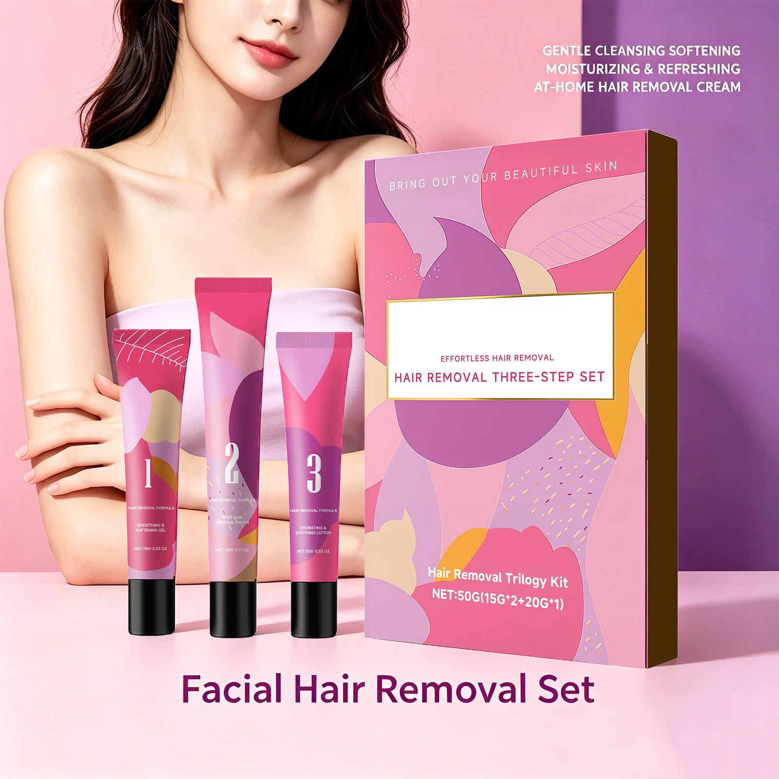 민감성 피부용 3단계 얼굴 제모 세트, 순하고 통증 없 - Hair Care Step 리뷰 및 가격