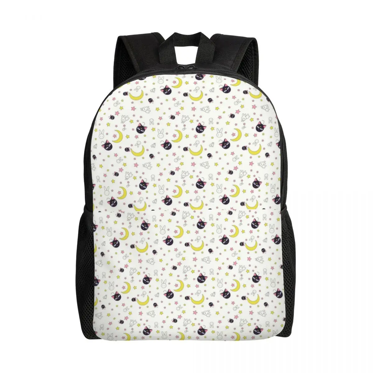 Sailors Backpacks for Women Men School College Students Bookbag Fits 15 Inch Laptop Moon Pattern Bags Multifunctional Backpack