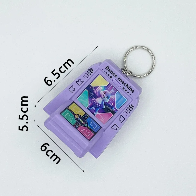 Music Rhythm Flashing Fast Push Game Fidget Toys Creative Game Console Keychain Pendant Kids Toys Gifts Adult Sensory Toys