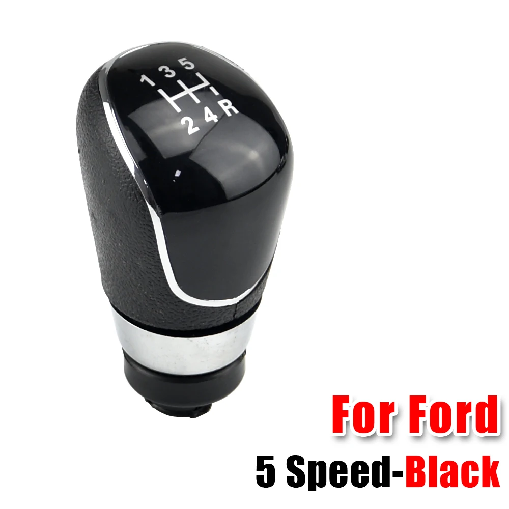 New Manual 5/6 Speed Gear Shift Knob Lever Gaiter Boot Leather Cover For Ford Focus 2 MK2 FL C-MAX 2006-2011 MK3 MK4 MK7 Galaxy