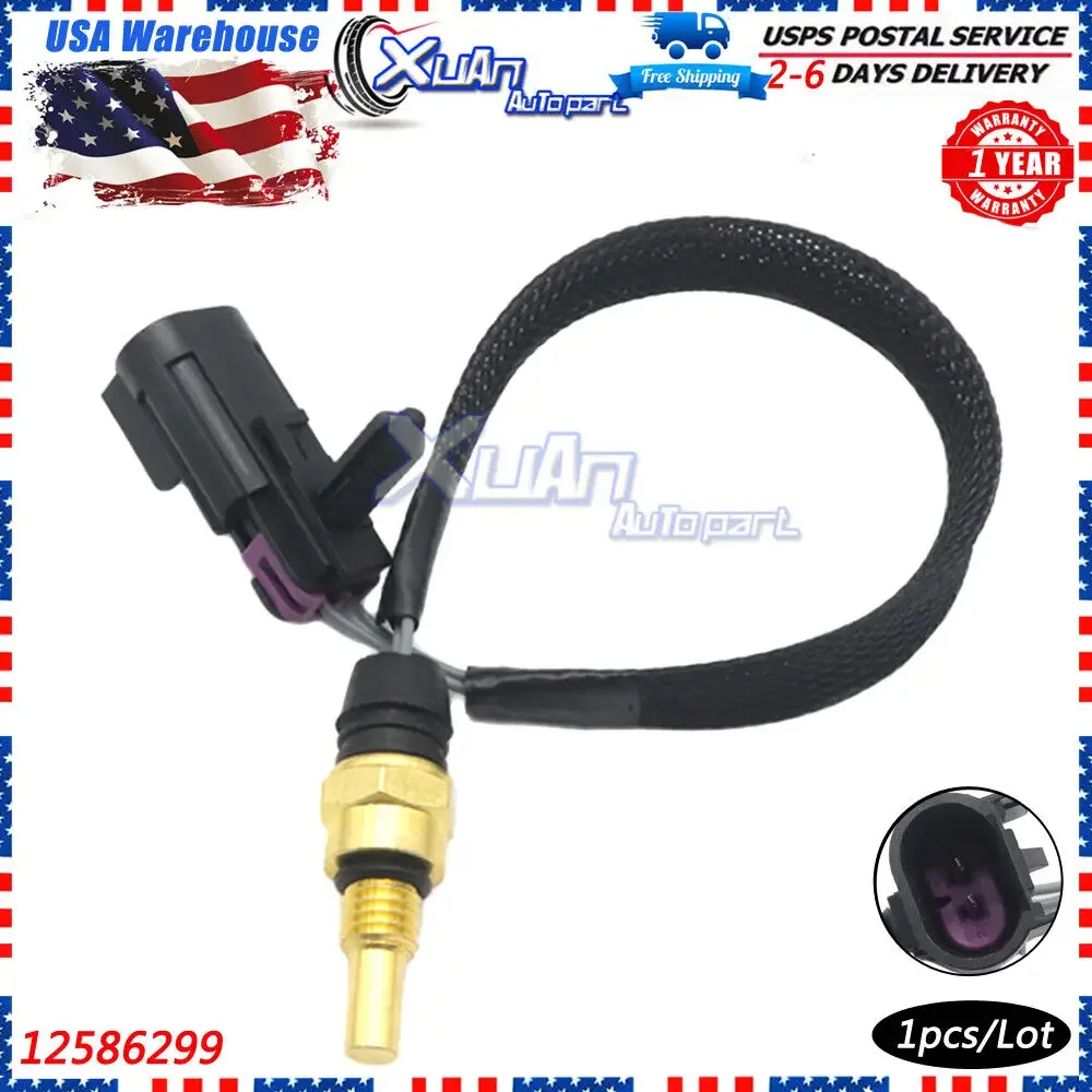 

XUAN Coolant Temperature Sensor 12586299 12601050 For Chevrolet Trailblazer Colorado GMC Canyon Envoy Buick Hummer H3 Saab 9-7x