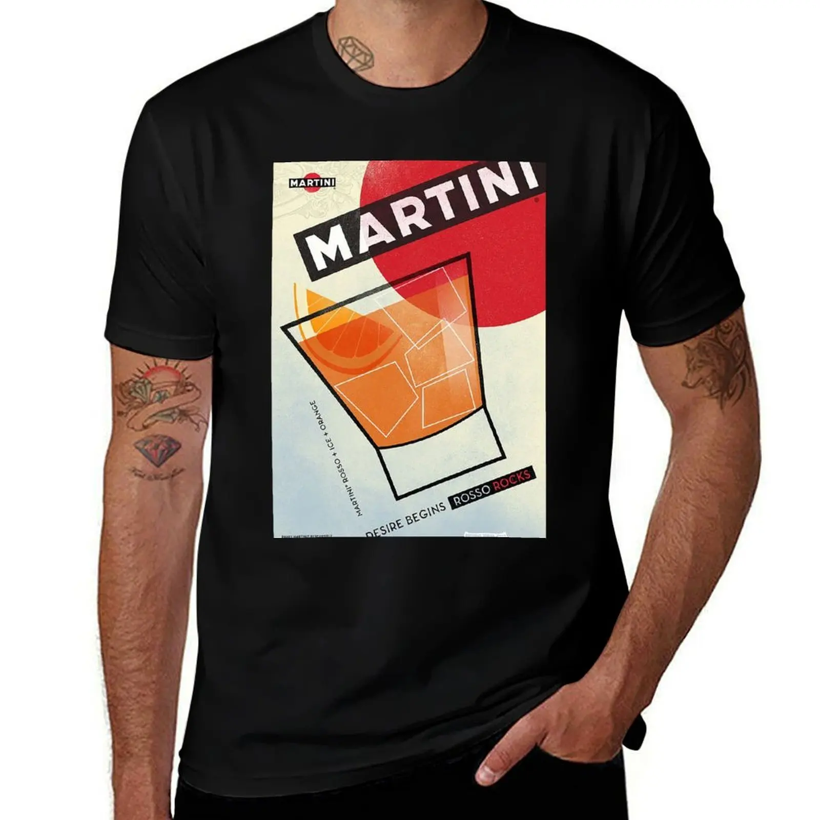 Camiseta Martini Rosso Rocks, camiseta de trabajo industrial