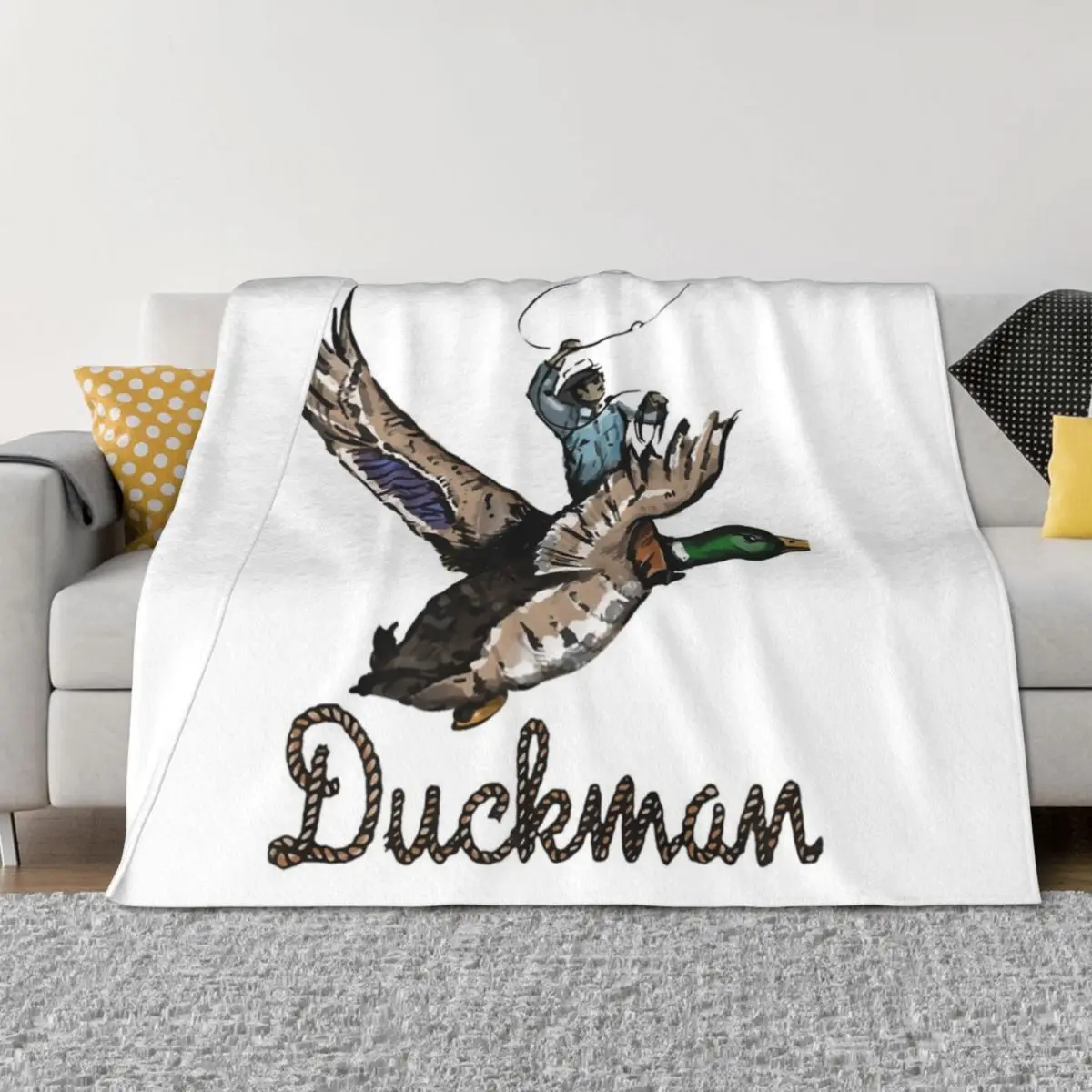 

Riley Green Merch Duckman Pepper Shirt Classic Throw Blanket heavy to sleep Sofas Extra Large Throw Plaid on the sofa Blankets