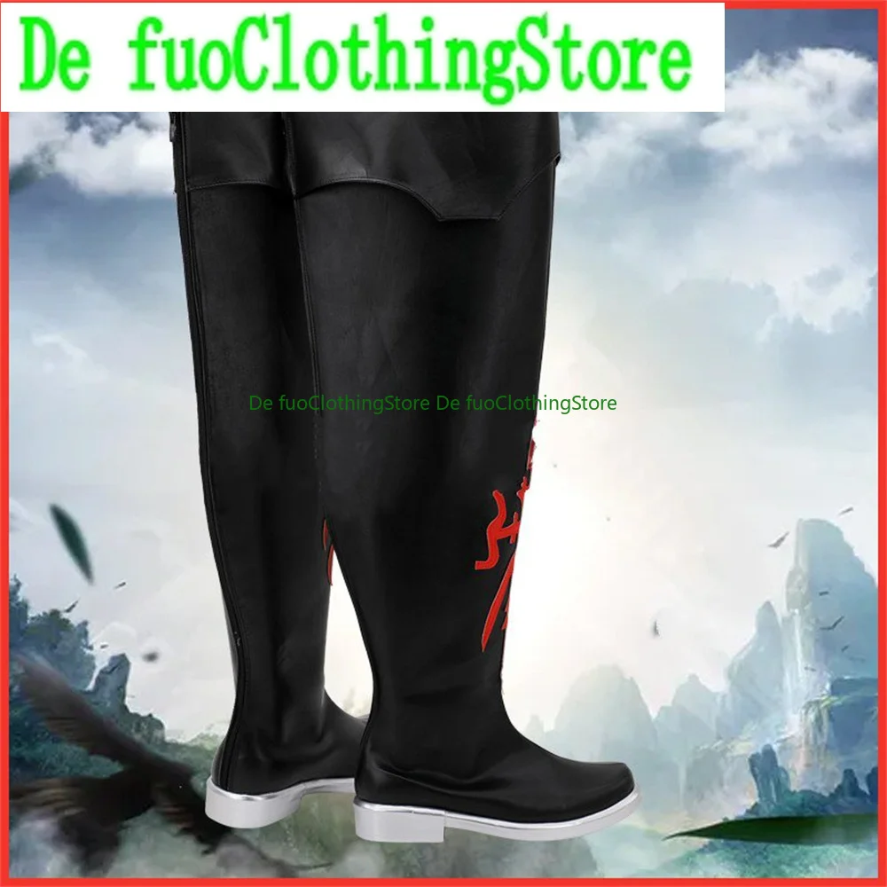 Defuo FANTASY XIV A Realm Reborn FF14 school uniform Mage Cosplay Shoes Boots Game Anime Carnival Party Halloween