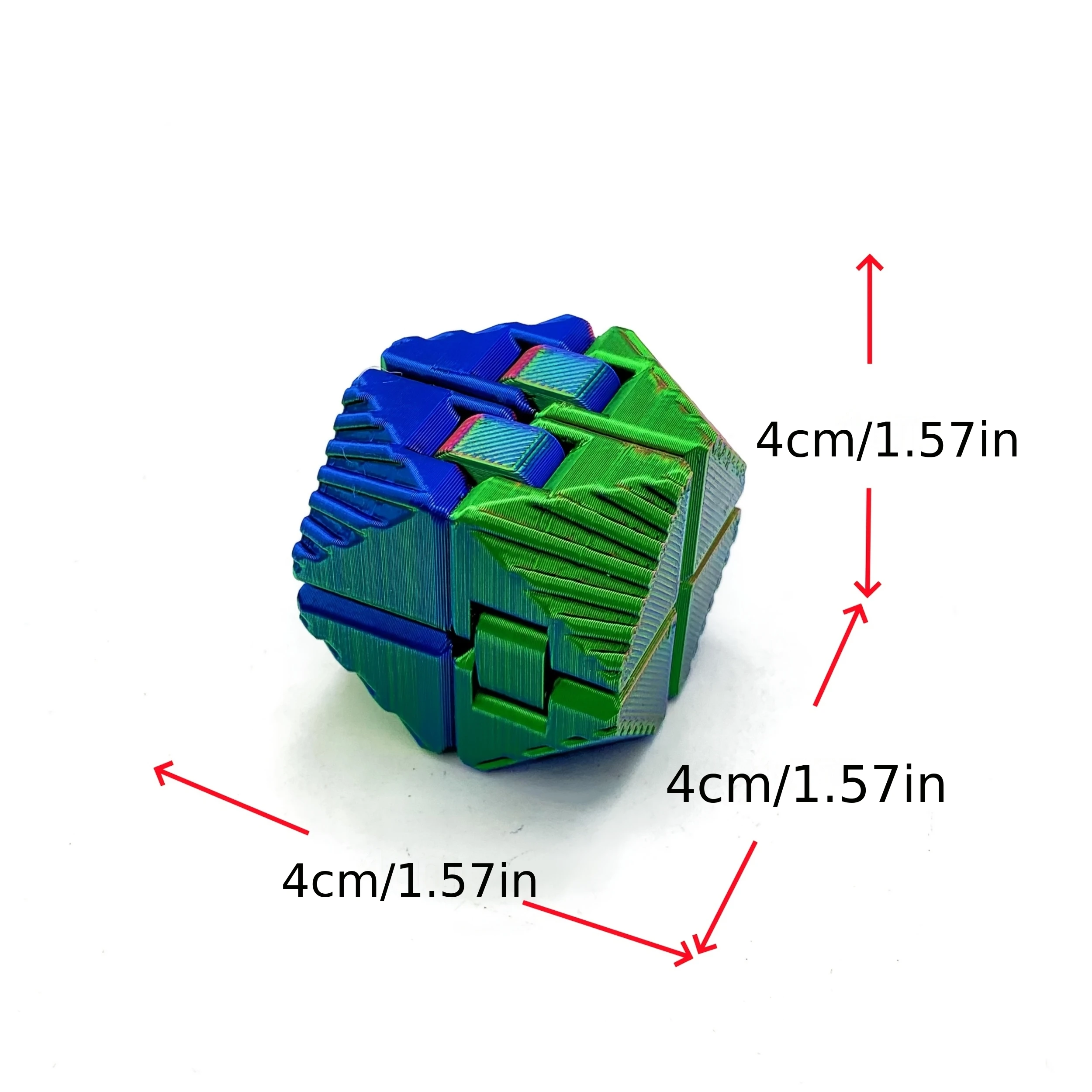 3D printing infinite variation Rubik's Cube, a small one with multiple shapes to freely manipulate colorful and colorful choices