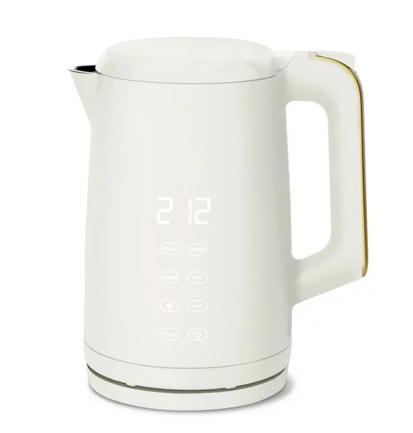 

Beautiful 1.7-Liter Electric Kettle 1500 W with One-Touch Activation, White Icing by Drew Barrymore