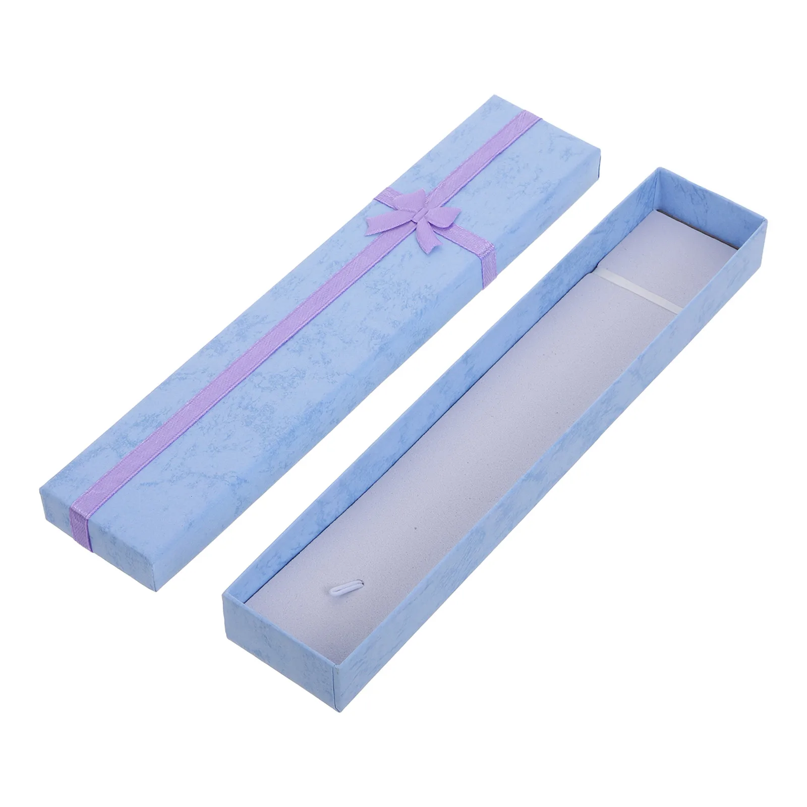 

Cardboard Necklace Box Long Jewelry Chain Bracelet Storage Case for Wedding Engagement Birthday Anniversary Jewelry Packaging