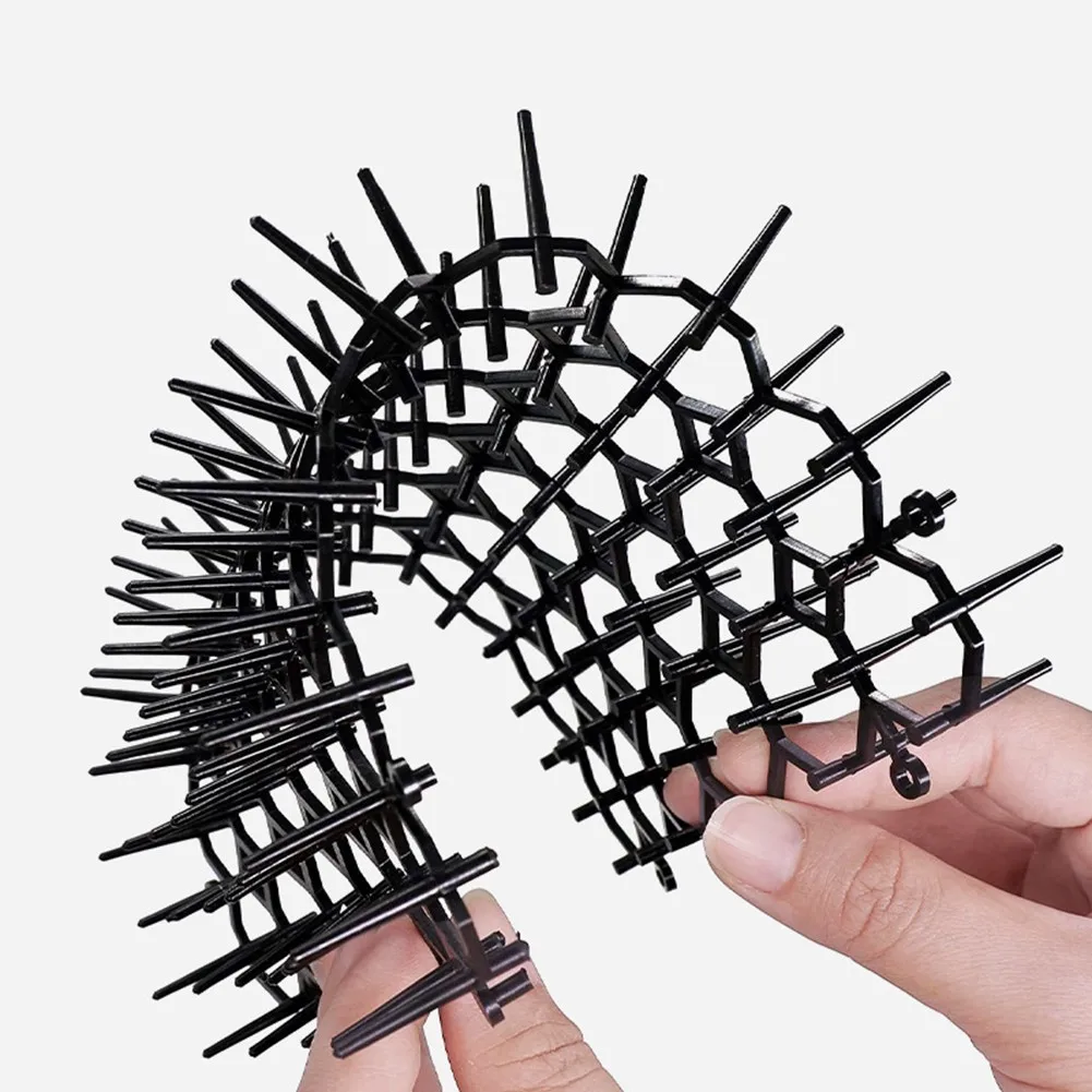 

Коврик для кошек с шипами, отпугиватель кошачьих вредителей, новый садовый репеллент от вредителей, 12 шт., коврик для кошек, эффективный сдерживающий дизайн с шипами