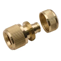 1/2 Garden Courtyard Hose Quick Connect Watering Pipe Tap Adaptor Fitting Brass Female And Male Connector