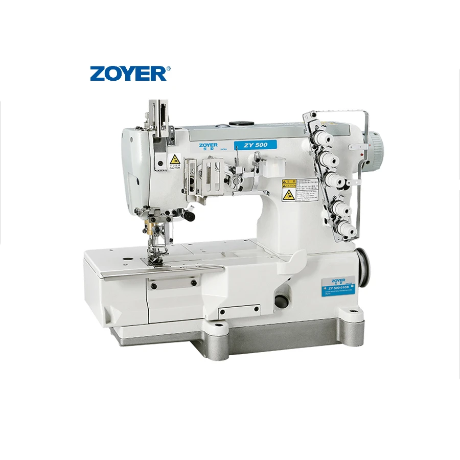 

ZY500-05CB High Speed Flat-bed Three Needle Five Thread Interlock Stitch Sewing Machine