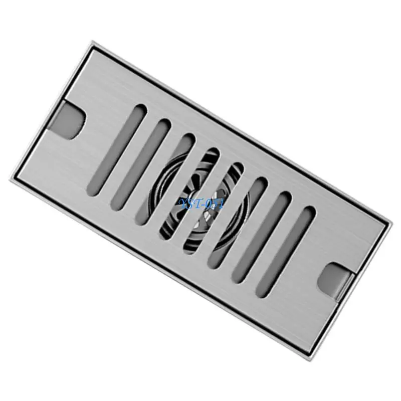 E15A Multipurpose Rectangular Shower Drain With Enhances Water Flows Designs
