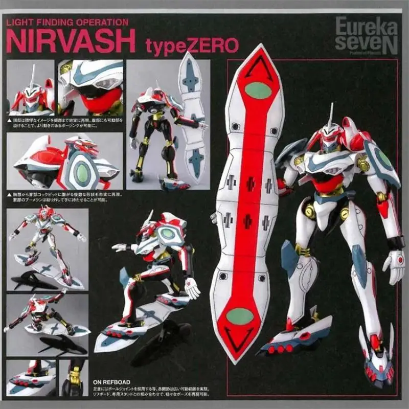 Bandai Gundam Eureka Seven Ao Nirvash HG Type Zero Assembly Model