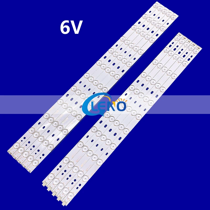 

New LED Strip For V580H1-LD6-TLDC3 V580H1-LD6-TRDC3 TRDC2 TLDC2 V580HK1-L06 58E560S 58L2300VM 58L1350U DP58D34-LE58F3281