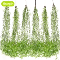 85 cm Zielona Sztuczna Roślina Moss Ivy Fern Vine Home Garden Decoration Wedding Festival Wall Hanging Leaf Vine Fake Flower Decor