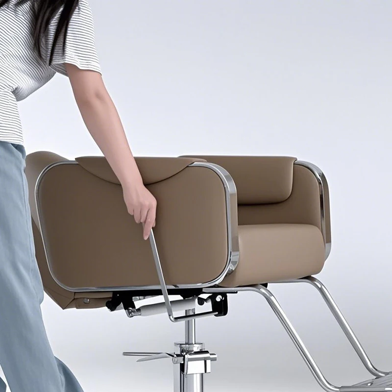 Exquisite Glamour Barber Chairs Trendy Luxury European Storage Salon Chairs Beauty Simple Silla Para Lashista Salon Furniture