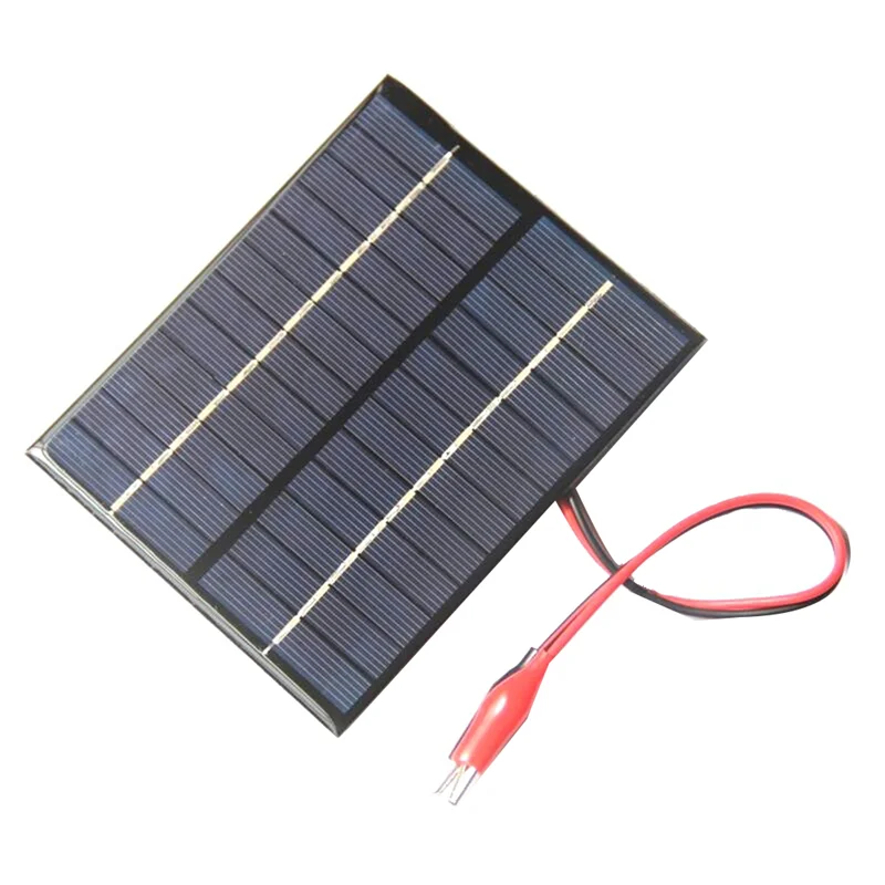 

12V 2W Solar Panel Charger Power DIY Solar Cell Module Battery Waterproof for Car Outdoor Camp